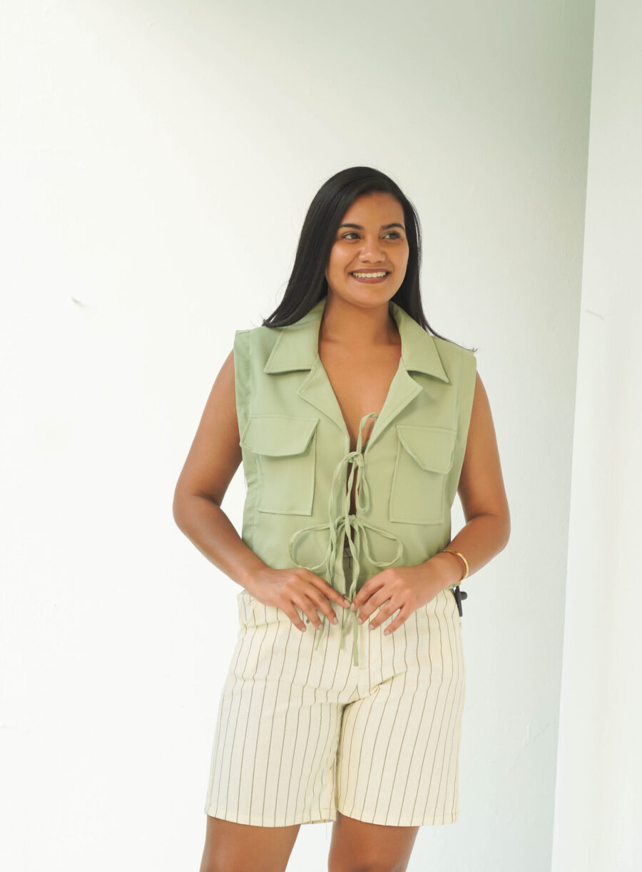 Chaleco de mujer con lazos - Imagen 2