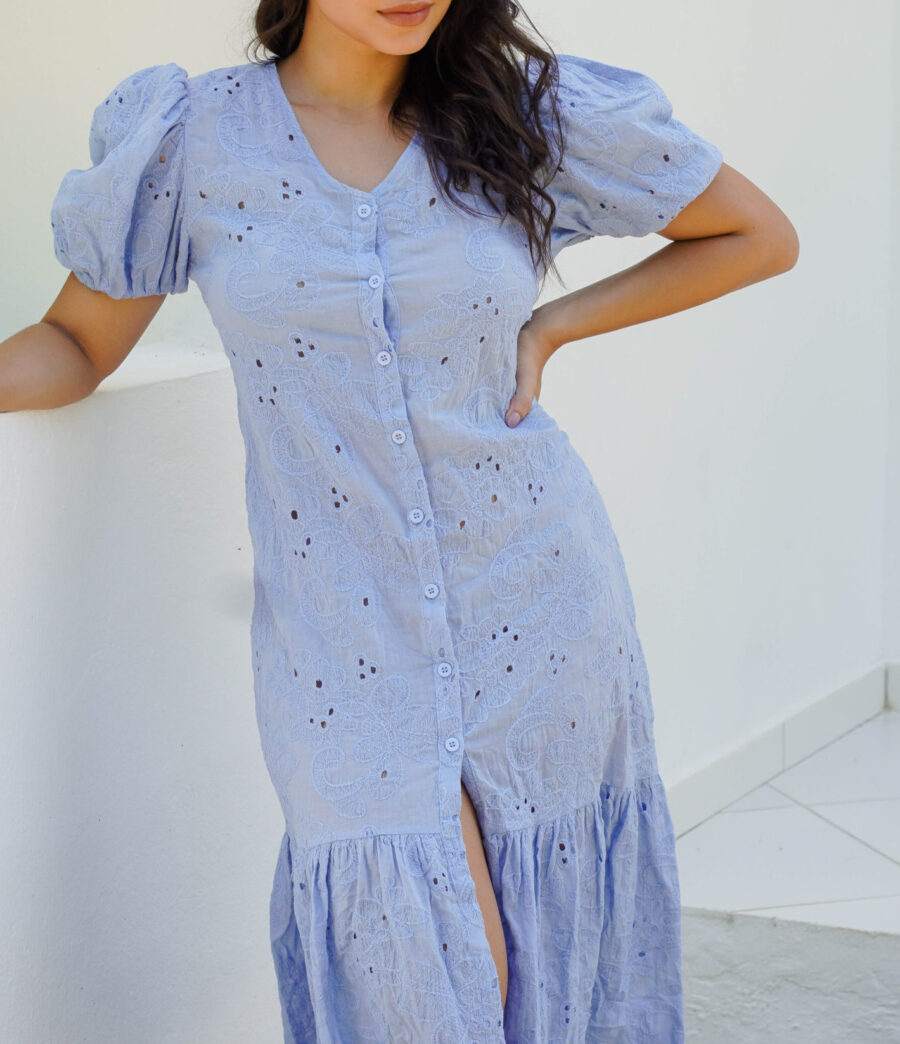 Vestido Azul Celestial CVD1157-19 - Imagen 2