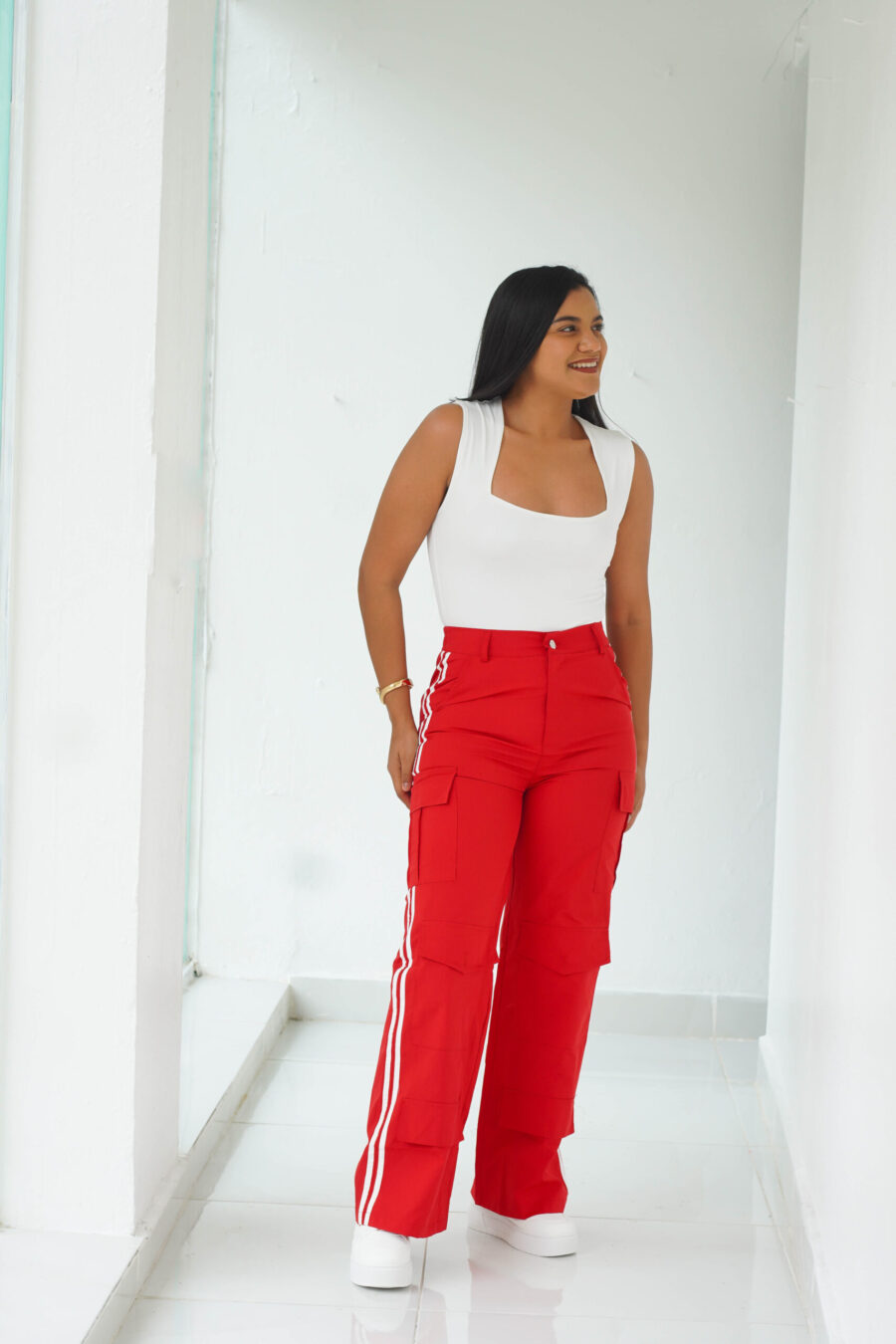 Pantalón sport cargo - Imagen 2