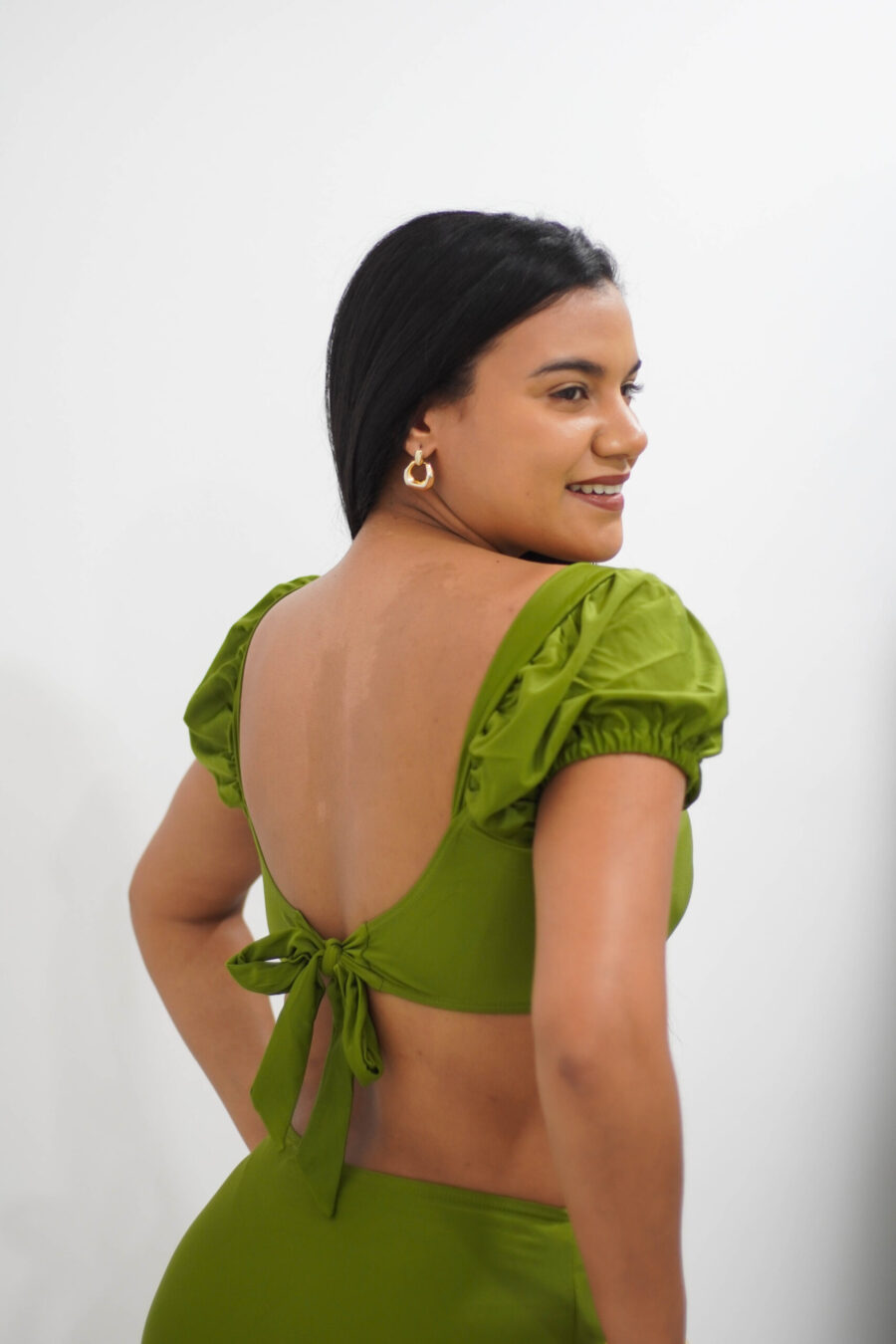 Traje se baño de dos piezas con manga - Imagen 2