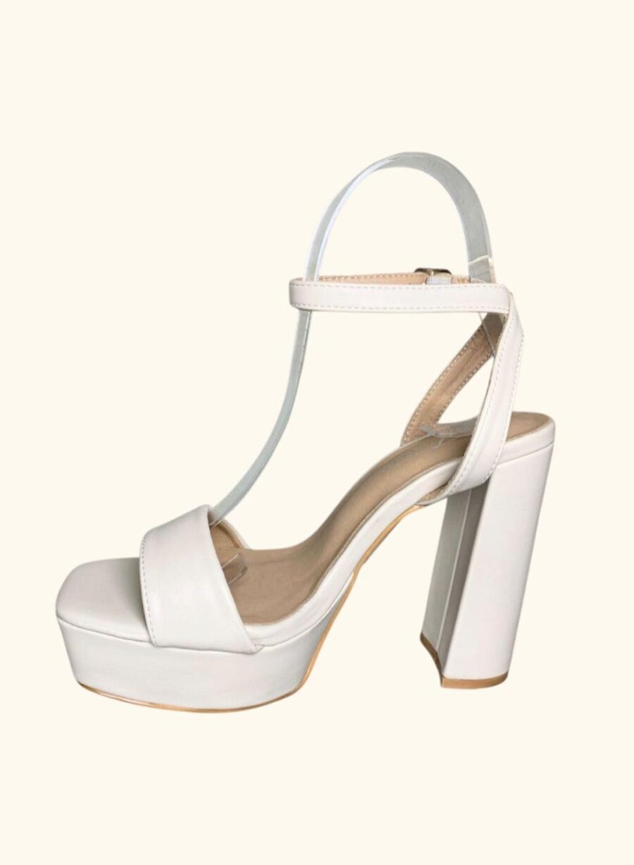 Zapatilla de tacón alto con plataforma - Imagen 2